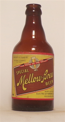 Mellow-Brew Beer Steinie Bottle