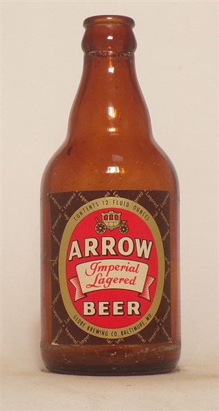Arrow Beer Steinie Bottle
