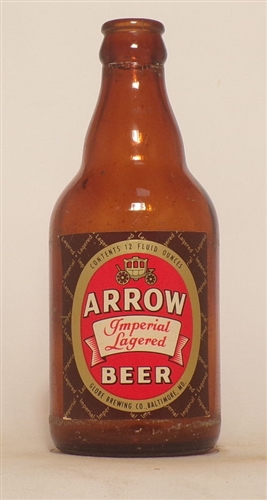 Arrow Beer Steinie Bottle