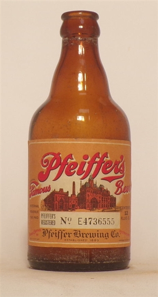 Pfeiffer's Steinie Bottle