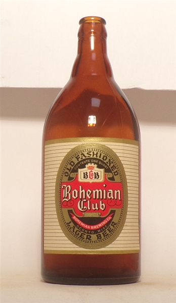 Bohemian Club Quart Bottle #2