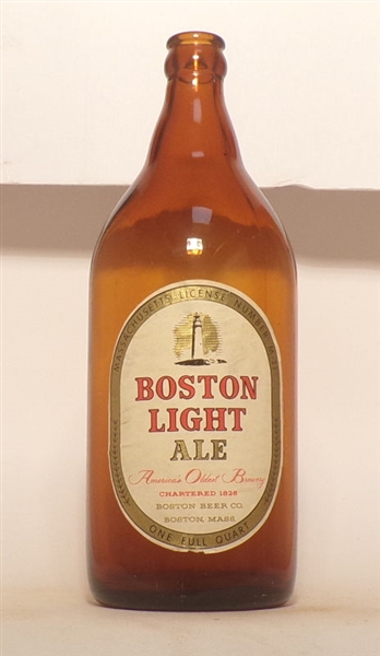 Boston Light Ale Quart Bottle