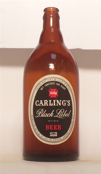 Carlings Black Label Quart Bottle