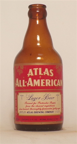 Atlas All-American Steinie Bottle
