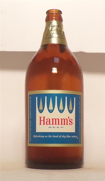 Hamm's Quart Bottle