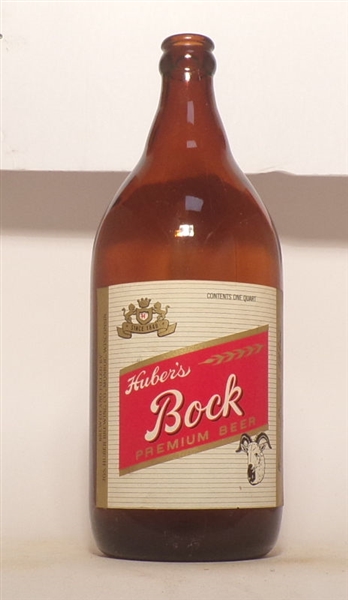 Huber's Bock Quart Bottle