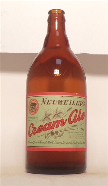 Neuweiler's Cream Ale Quart Bottle