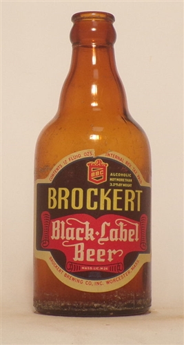 Brockert Black Label Steinie Bottle