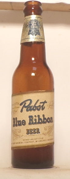Pabst Blue Ribbon 12 Ounce Bottle