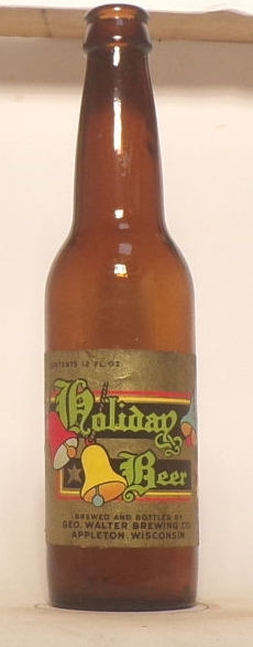 Walter's 12 Ounce Bottle #4 Holiday Beer