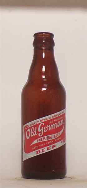 Old German Painted Label 7 Ounce Bottle