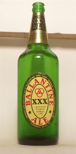 Ballantine Ale Tall Quart Bottle