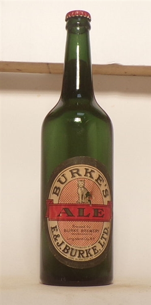 Burke's Ale Tall Quart Bottle