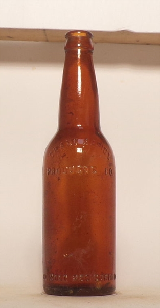 Grand Rapids Products Co. Embossed Bottle, Grand Rapids, MI