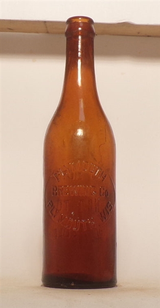 Plymouth Brewing Co. Embossed Bottle #2, Plymouth, WI