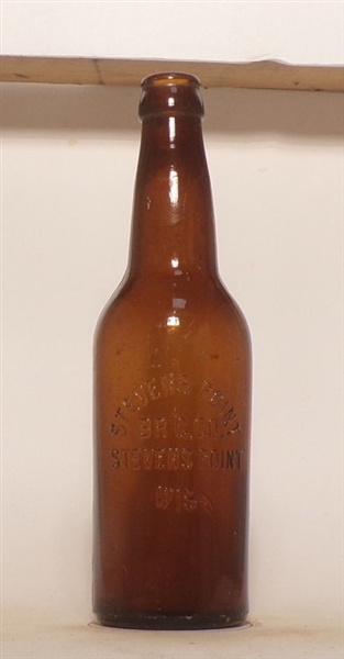 Stevens Point Bewing Co. Embossed Bottle, Stevens Point, WI