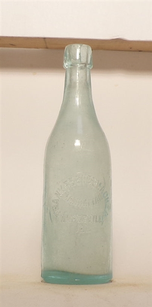 Frank Reghenmacher Embossed Blob Top Bottle, Naperville, IL