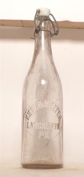 Kiehl & Keefer Embossed Blob Top Bottle, Lancaster, PA
