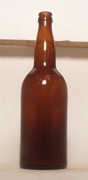 Kurth Embossed Quart Bottle, Columbus, OH