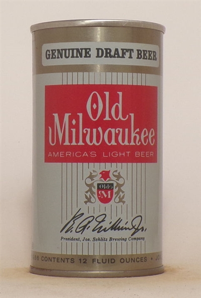 Old Milwaukee Genuine Draft Tab Top