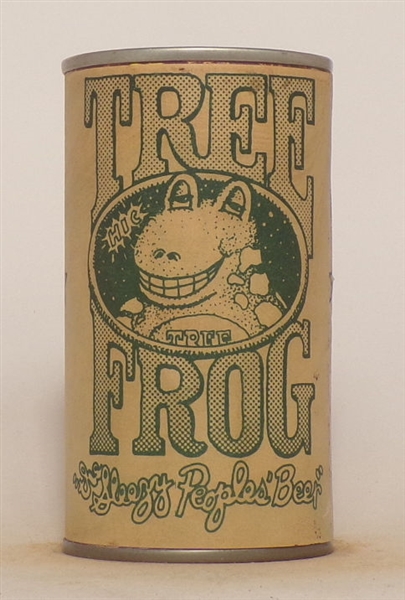 Tree Frog Paper Label Tab Top