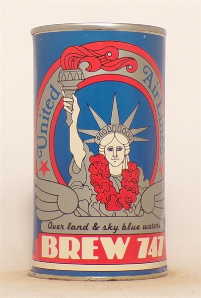 Brew 747 Paper Label Tab Top