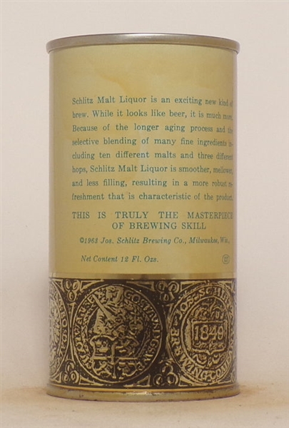 Schlitz Malt Liquor Early Tab