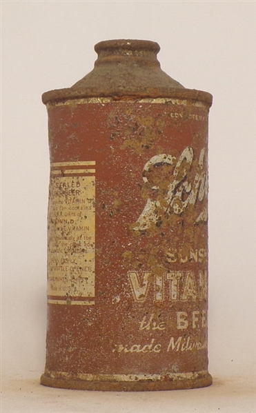 Schlitz Vitamin D Cone Top