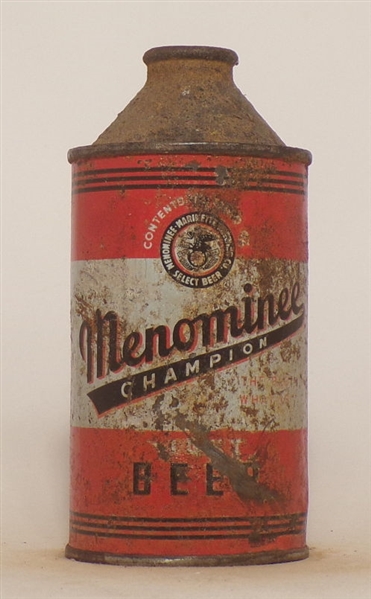 Menominee Champion Cone Top