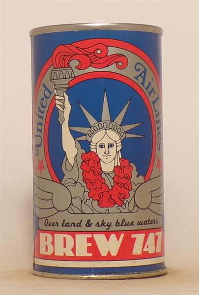 Brew 747 Paper Label Tab Top