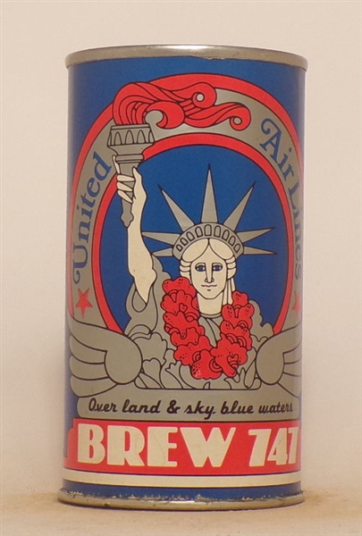 Brew 747 Paper Label Tab Top