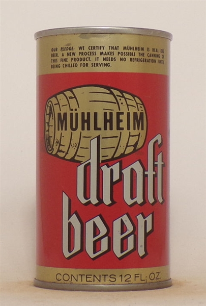 Muhlheim Draft Beer Tab Top