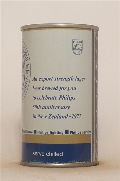 Philips Jubilee Lager Tab Top, New Zealand