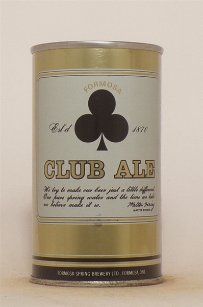 Club Ale Tab Top, Canada