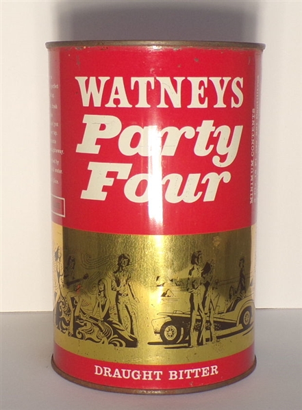 Watneys Party Four 4 Pint Flat Top, England