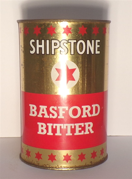 Shipstone Basford Bitter 4 Pint Flat Top. England