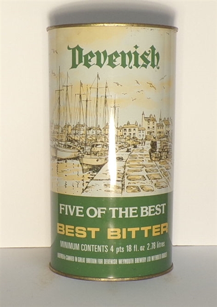 Devenish 5 Pint Flat Top, England