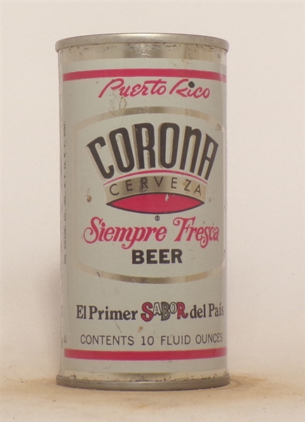 Corona 10 Ounce Tab (Puerto Rico)