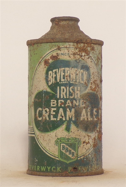 Beverwyck Cream Ale Low Profile Cone Top #2