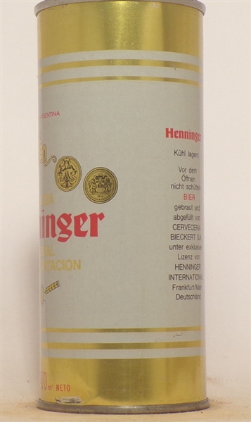 Henninger 500 ml Tab (Argentina)