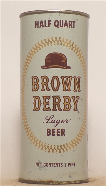 Brown Derby 16 Ounce Flat Top