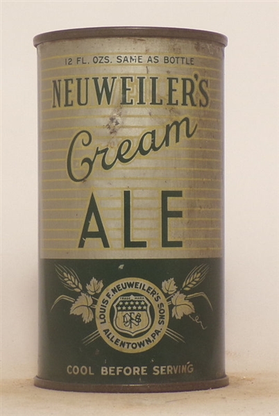 Neuweiler's Cream Ale OI Flat Top