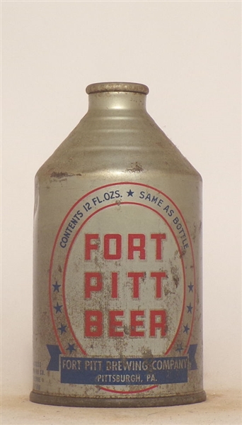 Fort Pitt Beer Crowntainer (hole punched in side)