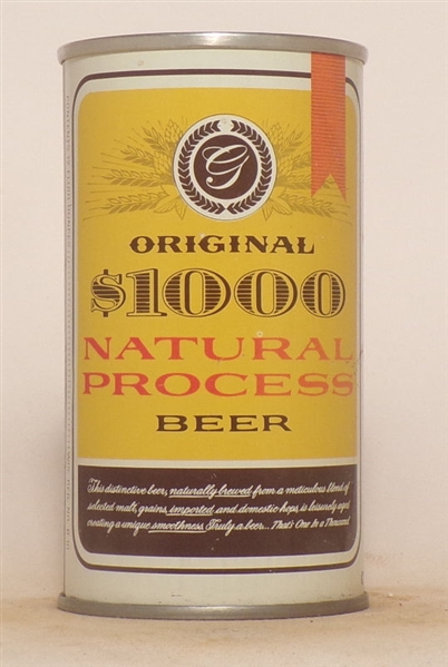$1000 Natural Process Tab