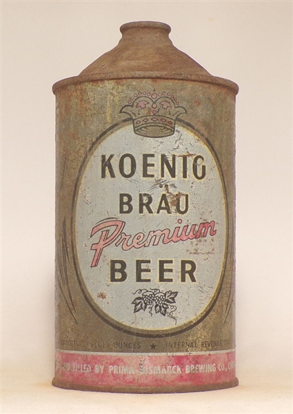 Koenig Brau Quart Cone Top