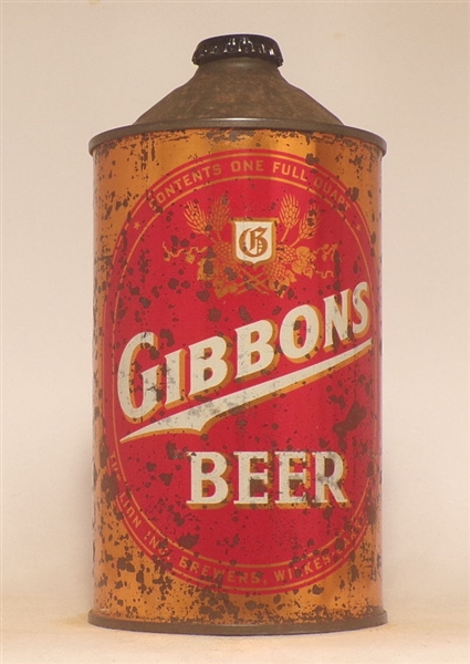 Gibbons Quart Cone Top