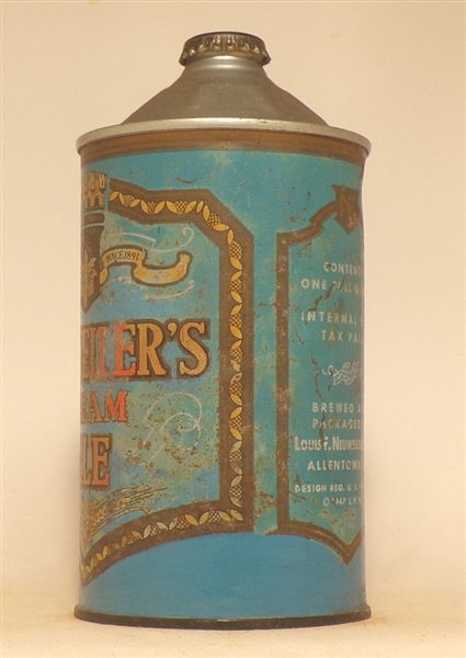 Neuweiler Beer Quart Cone Top #2 (read description)