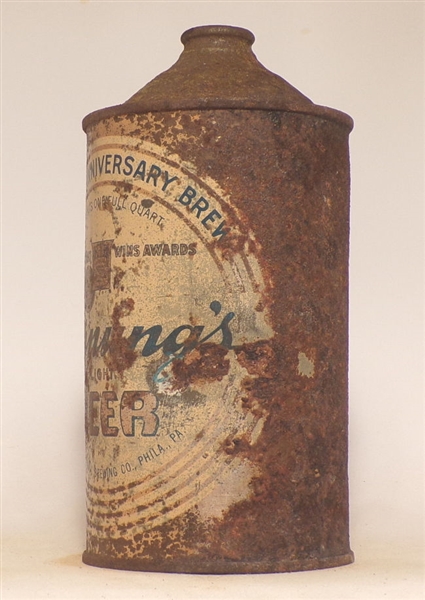 Rare Hornung's Quart Cone Top