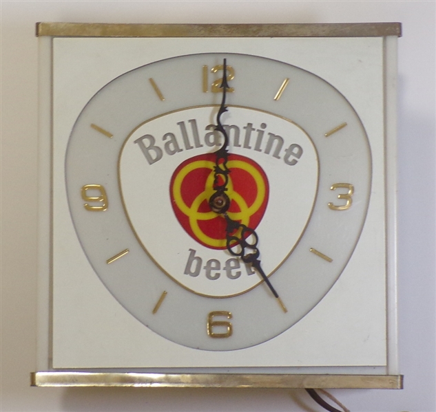 Ballantine Clock (9 1/2 x 9 1/2 x 3)