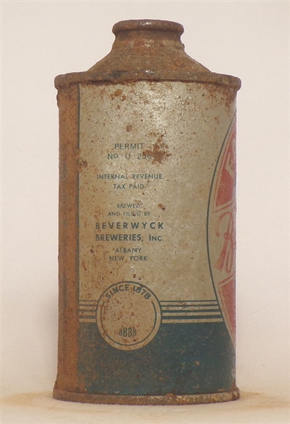 Beverwyck Ale low profile Cone Top #2